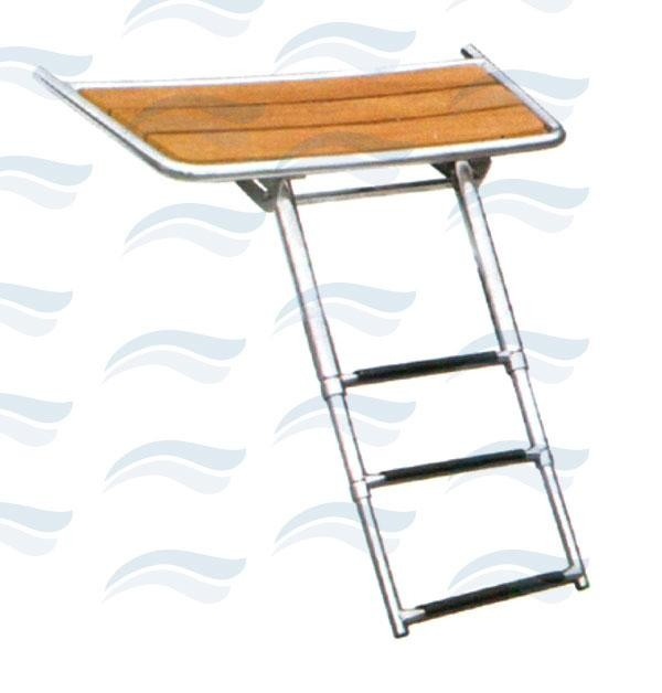 Plataforma com escada Plataforma com escada