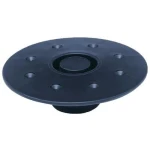 Base de Encastrar ao Suporte do pé de mesa preto - Detmar