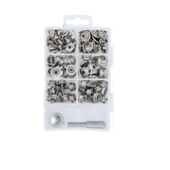 Kit Botões / molas para toldo lona em inox