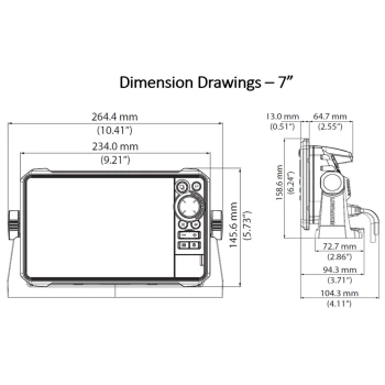 HDS-7 LIVE Com Transdutor 3 em 1
