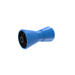 Rolete Central Azul - 206xØ98mm - Furo 16mm