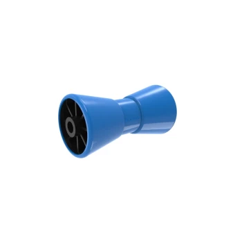 Rolete Central Azul - 206xØ98mm - Furo 16mm