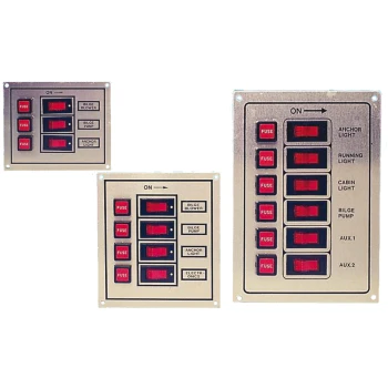 Quadro Elétrico - 4 Interruptores, 12V
