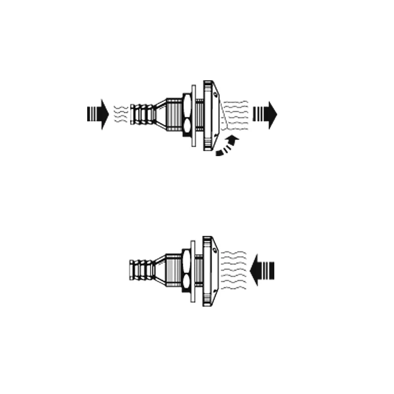 Passa-cascos com válvula anti-retorno - 41 mm Passa-cascos com válvula anti-retorno - 41 mm
