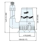 Bomba de Viveiro Oxigenadora MULTIUSO  250GPH 12V
