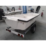 Barco pesca em fibra tridente Cabril S380 + atrelado de roletes