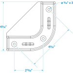 KIT de Fixação para Geleiras Igloo c/ elásticos, marca Seachoice