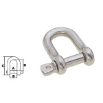 Manilha Direita em Aço Inoxidável AISI 316