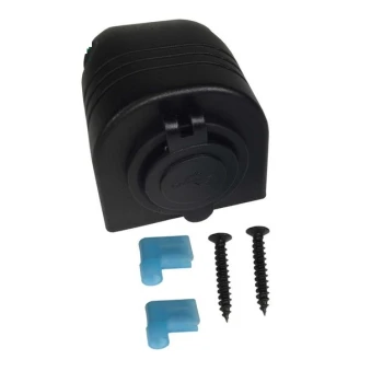 Tomada USB 2 Entradas - Tipo Cúpula