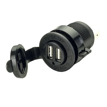 Tomada USB 2 Entradas - Embutir