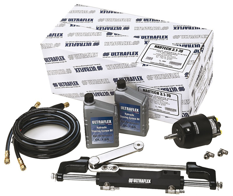 Conjunto de Direção Hidráulica ULTRAFLEX NAUTECH para Motores de POPA até 300 HP Conjunto de Direção Hidráulica ULTRAFLEX NAUTECH para Motores de POPA até 300 HP
