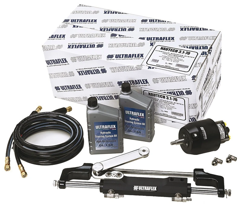 Conjunto de Direção Hidráulica ULTRAFLEX NAUTECH para Motores de POPA até 300 HP Conjunto de Direção Hidráulica ULTRAFLEX NAUTECH para Motores de POPA até 300 HP