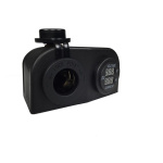 Ficha Isqueiro + Voltímetro e Amperímetro – Tipo Cúpula