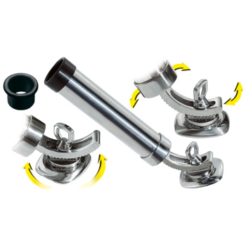 Porta Canas Inox 316 ajustável