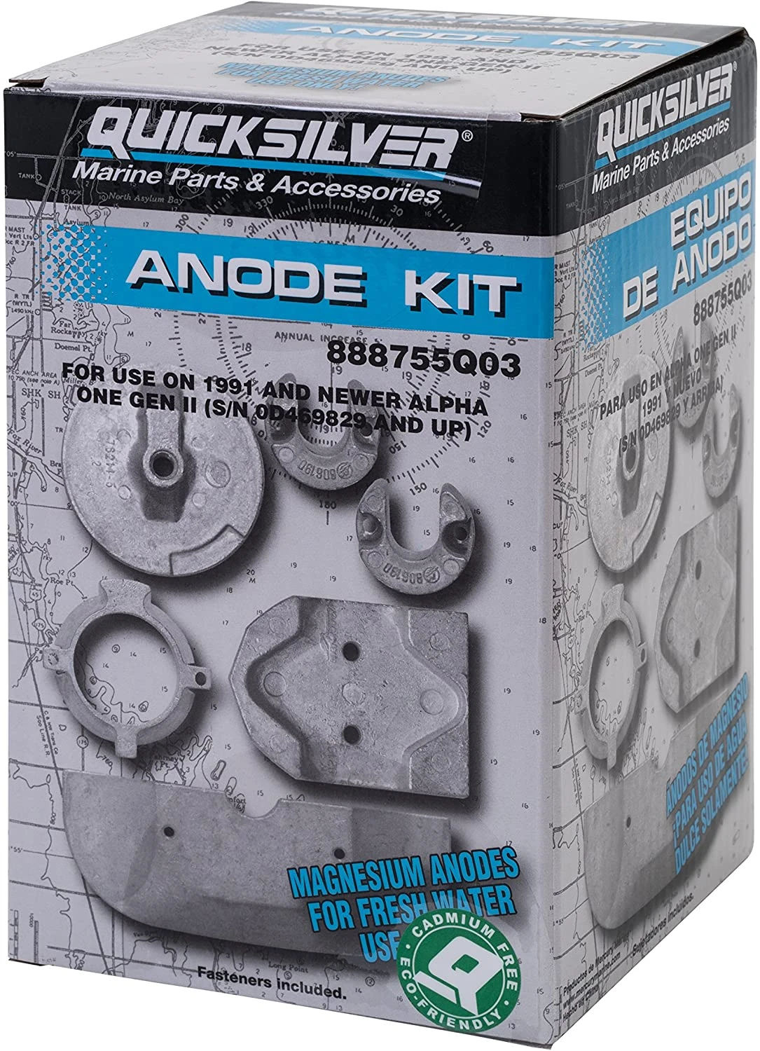 KIT Ânodos Alumínio - MerCruiser Alpha One Gen II KIT Ânodos Alumínio - MerCruiser Alpha One Gen II