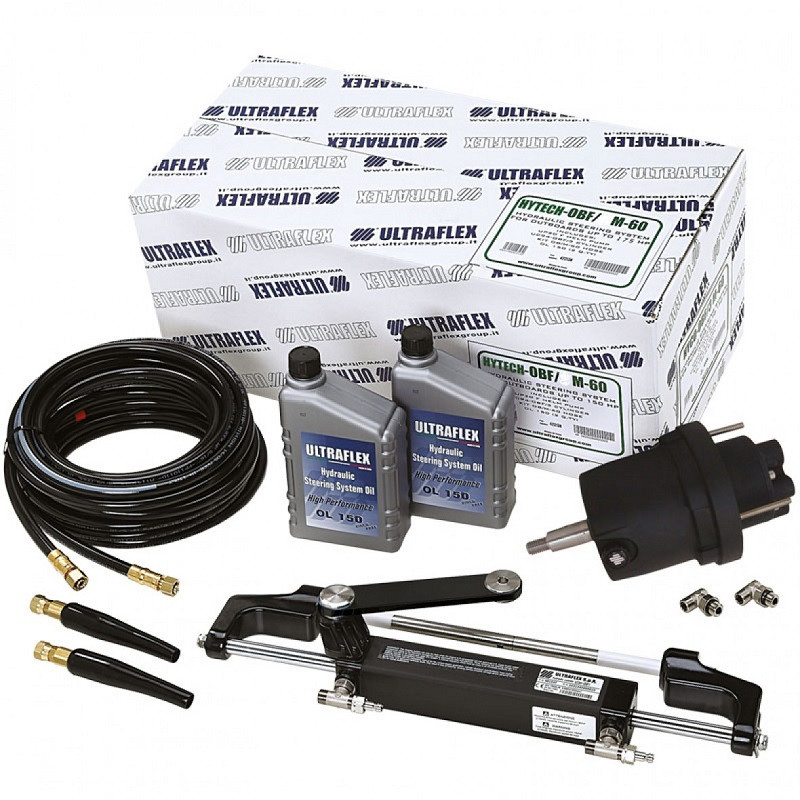 Conjunto de Direção Hidráulica ULTRAFLEX HYTECH para Motores de POPA até 175 HP Conjunto de Direção Hidráulica ULTRAFLEX HYTECH para Motores de POPA até 175 HP