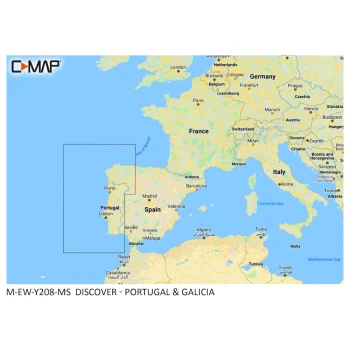 Carta C-MAP Discover – PORTUGAL E GALICIA