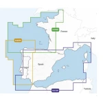 Carta Navionics – Espanha e Costa Mediterrânea – NAEU010R