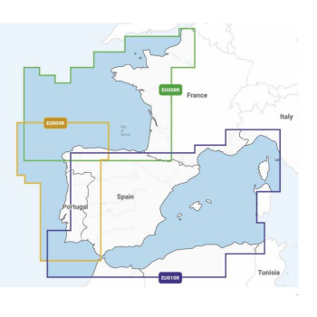Carta Navionics - Espanha e Costa Mediterrânea - NAEU010R