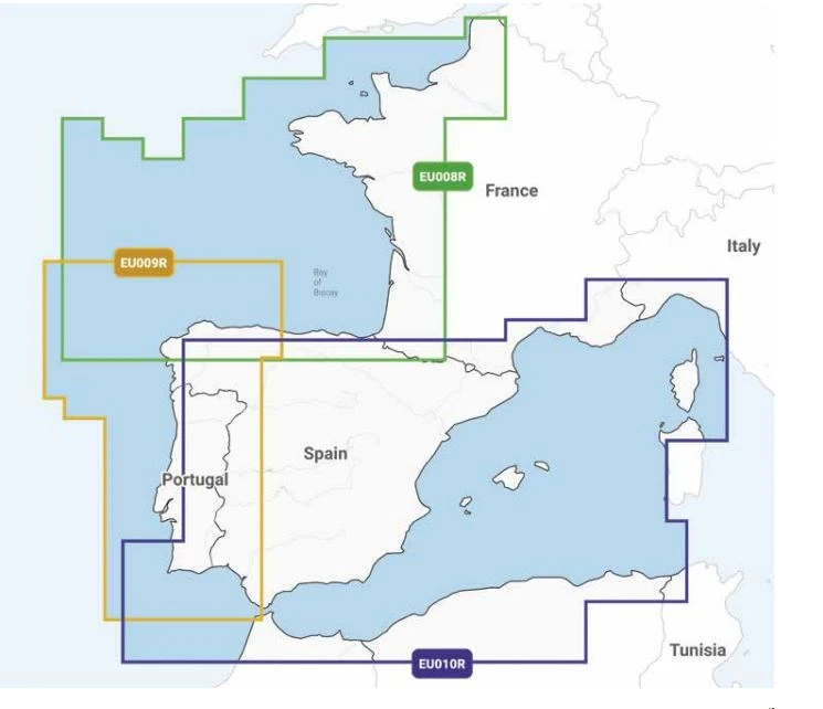 Carta Navionics - Espanha e Costa Mediterrânea - NAEU010R Carta Navionics - Espanha e Costa Mediterrânea - NAEU010R
