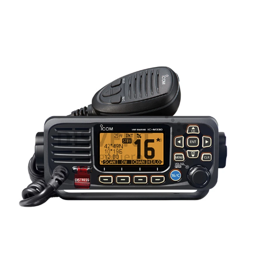 RADIO VHF ICOM IC-M330GE DSC Classe D, com GPS integrado RADIO VHF ICOM IC-M330GE DSC Classe D, com GPS integrado