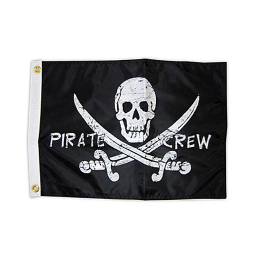 Bandeira Pirata - "Pirate Crew" - 12.7x35.6cm Bandeira Pirata - "Pirate Crew" - 12.7x35.6cm
