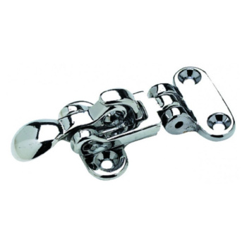 Fecho p/ Para-brisas e Escotilhas - Latão Cromado