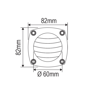 Grelhas de Ventilação em Plástico