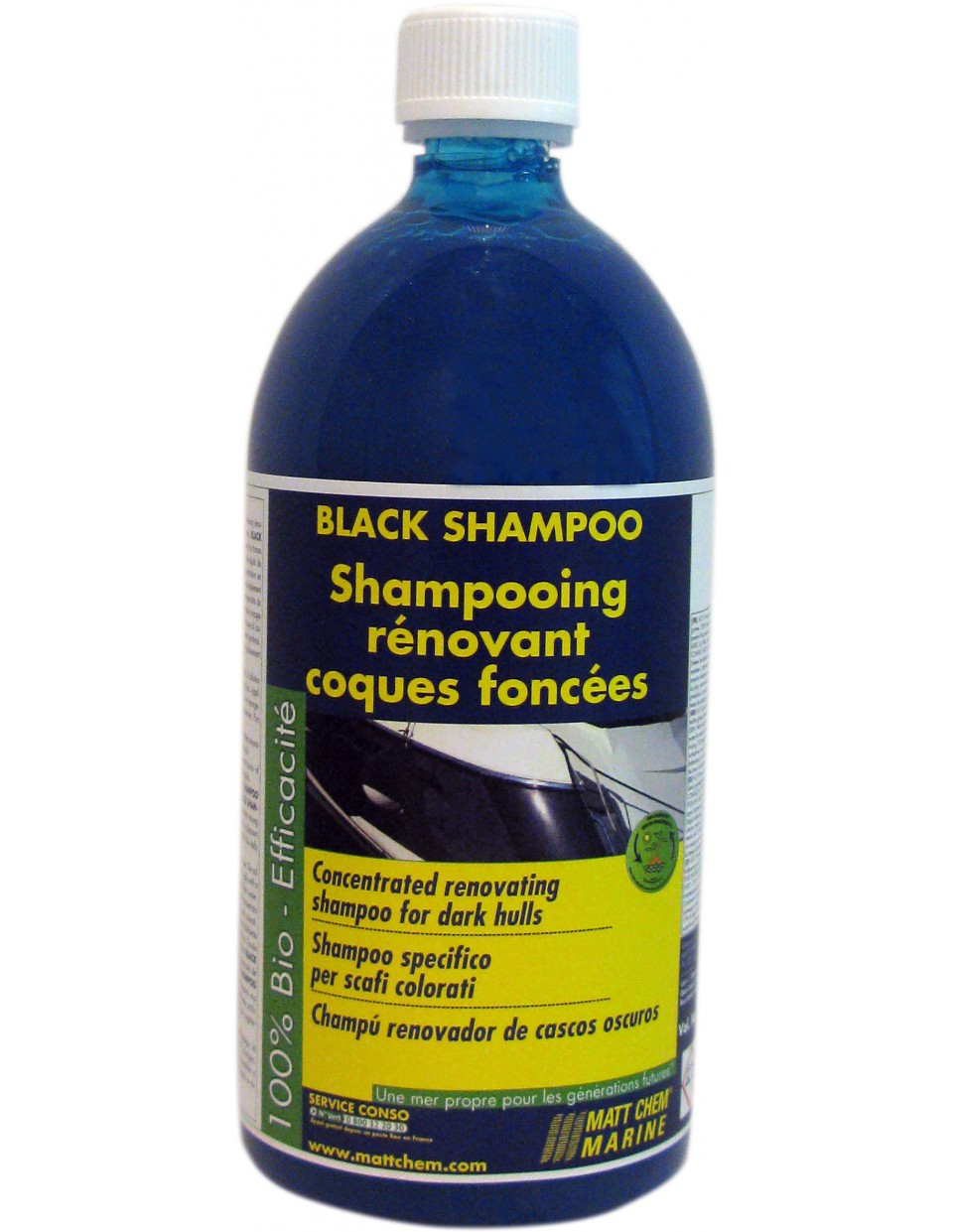 312M - BLACK SHAMPOO - Champô 2 em 1 para cascos de cor escura 312M - BLACK SHAMPOO - Champô 2 em 1 para cascos de cor escura