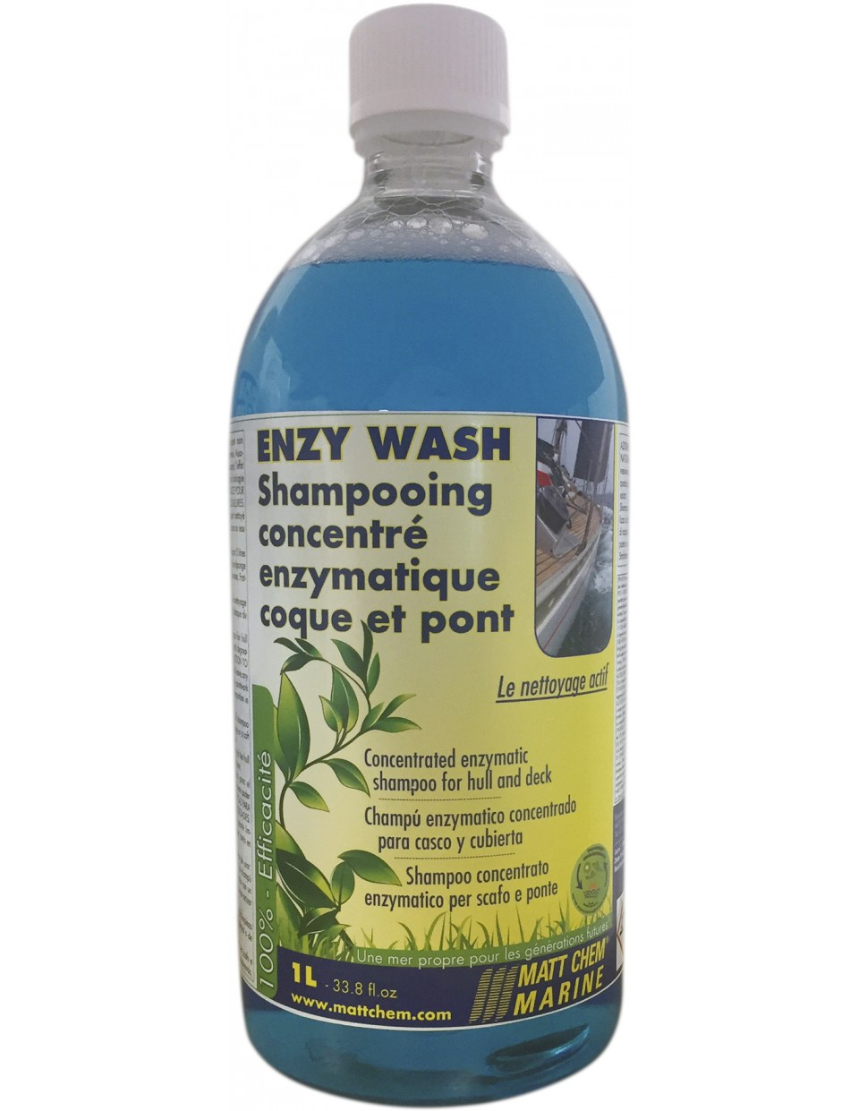 329M - ENZY WASH - Champô enzimático concentrado p/convés 329M - ENZY WASH - Champô enzimático concentrado p/convés