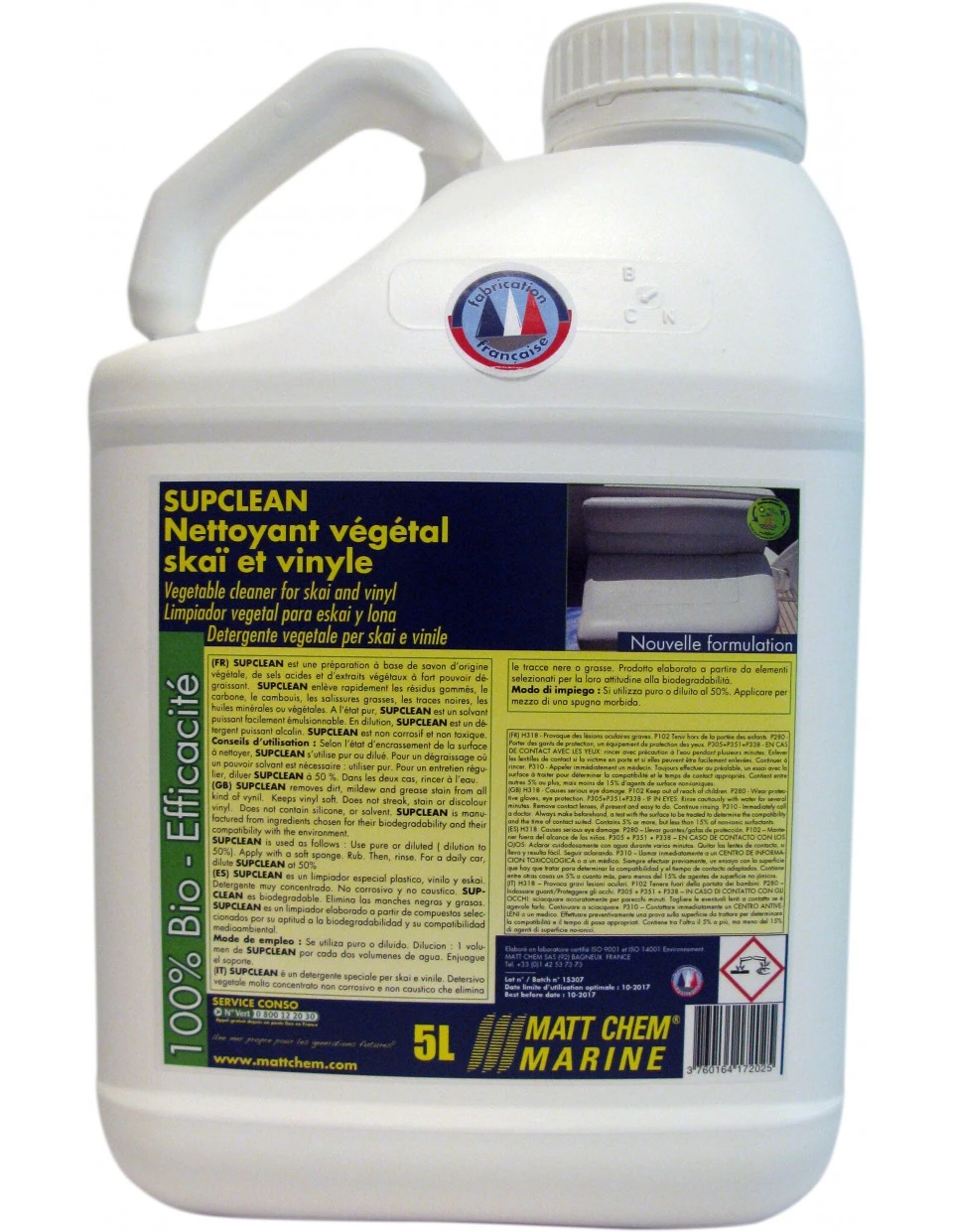 633M - SUPCLEAN - Limpeza bancos de napa e vinil