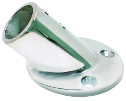 Terminal para Corrimão Redondo 45° - Inox Terminal para Corrimão Redondo 45° - Inox
