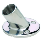 Terminal para Corrimão Redondo 60° - Inox