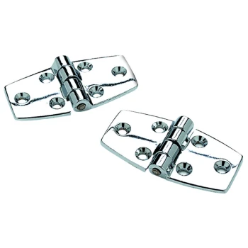Dobradiça Cromada - 120º - 76mm x 38mm