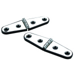 Dobradiça Fina Inox - 102mm x 27mm