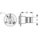 Bocal Combustível c/ Chave – Inox – 38mm
