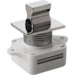 Fecho de Botão c/ Base Redonda – Inox