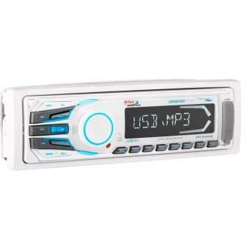 RÁDIO DIGITAL SEM MEC - BLUETOOTH AM/FM/USB/MP3/SD/AUX - Branco Boss Marine