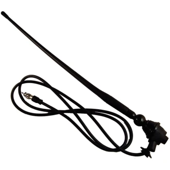 Antena de Rádio com Base e Cabo - Preto