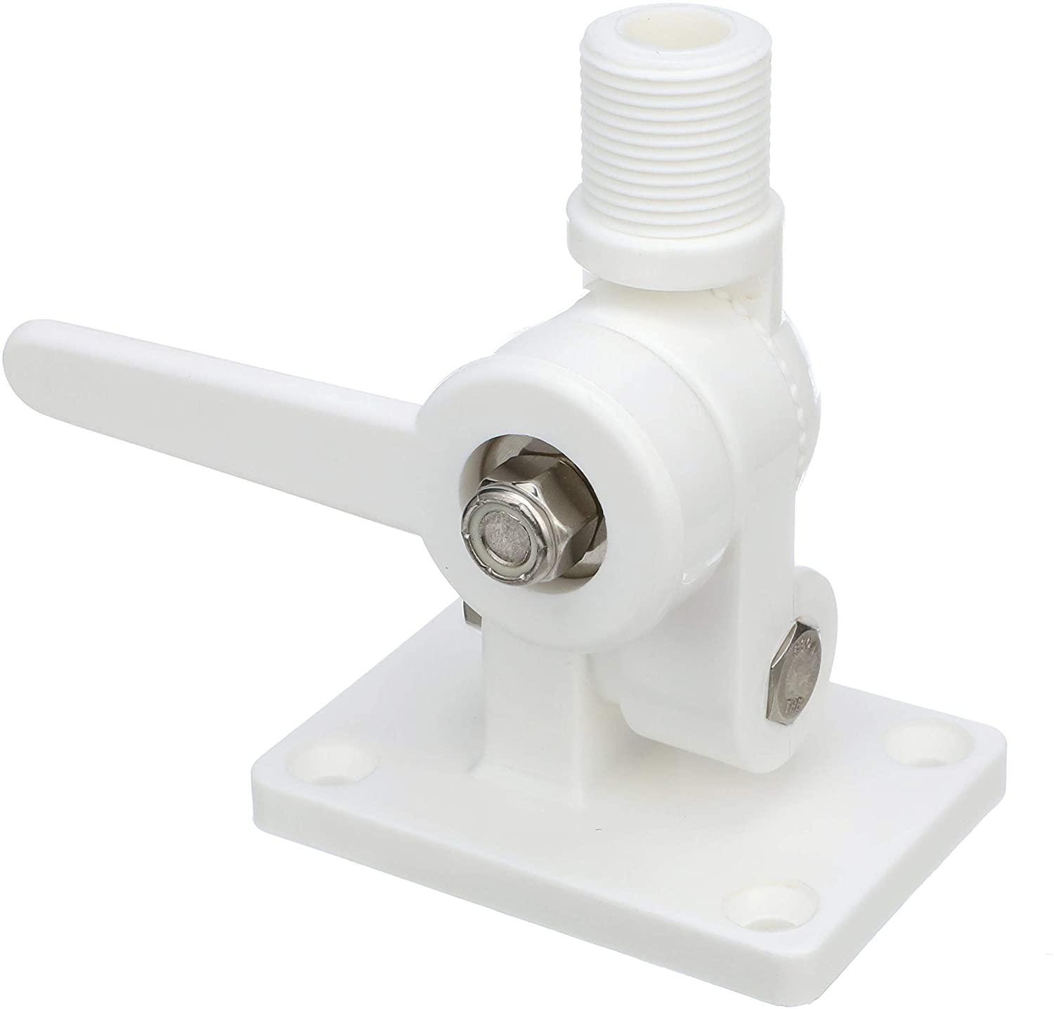Base de Antena em Plástico - Branco Base de Antena em Plástico - Branco