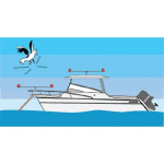 Sistema para Afastar Gaivotas – 187cm