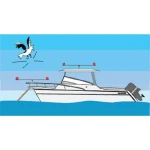 Sistema para Afastar Gaivotas – 187cm