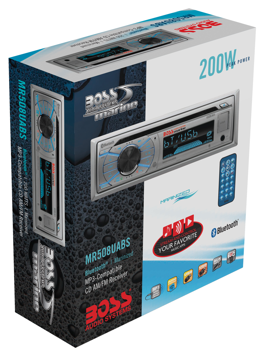 Rádio Player cd/usb/sd, mp3, wma, FM/AM Player/Bluetooth - Silver Rádio Player cd/usb/sd, mp3, wma, FM/AM Player/Bluetooth - Silver