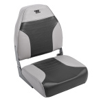Assento Encosto Alto Sem placa Cinza/Grafito- Wise Seating