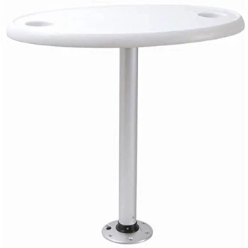 Mesa Oval c/ Pedestal - THREAD-LOCK