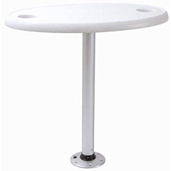 Mesa Oval c/ Pedestal - THREAD-LOCK