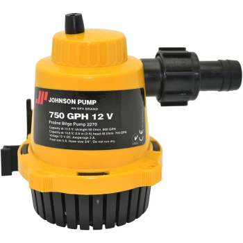 Bomba de Porão (fundo) automática 12v, 750 GPH