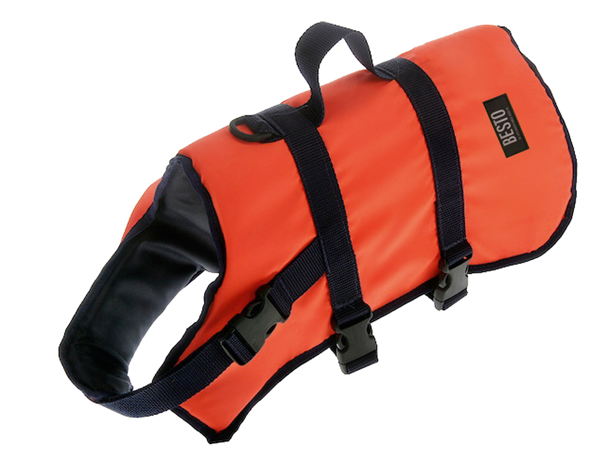 Colete Salva-Vidas Cão - Vermelho/Laranja Colete Salva-Vidas Cão - Vermelho/Laranja