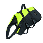 Colete Salva-Vidas Cão - Amarelo Semi Fluorescente / Preto