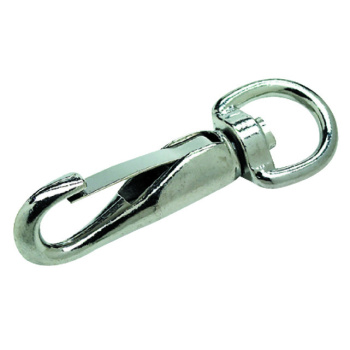 Mosquetão De Latão Niquelado Pequeno